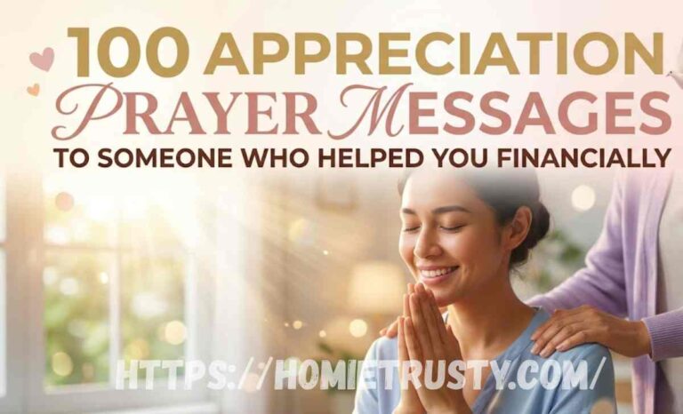 100 Appreciation Prayer Messages to Someone Who Helped You Financially