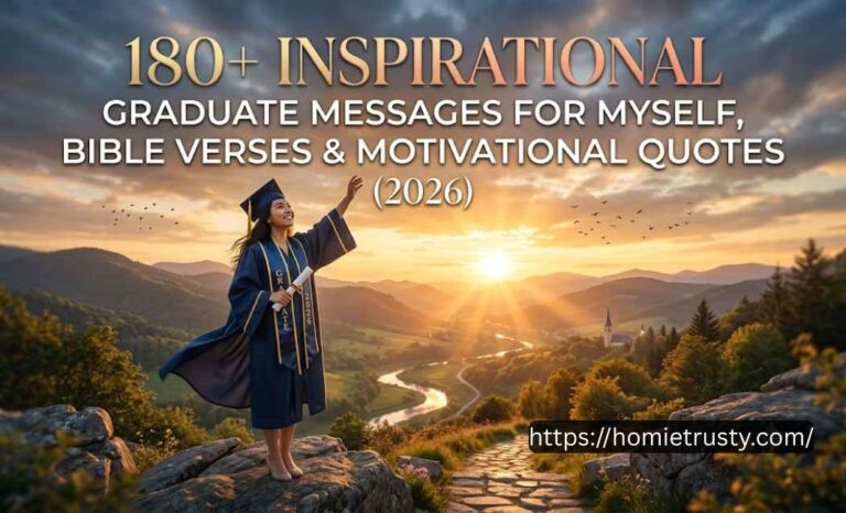 180+ Inspirational Graduation Messages for Myself, Bible Verses & Motivational Quotes (2026)