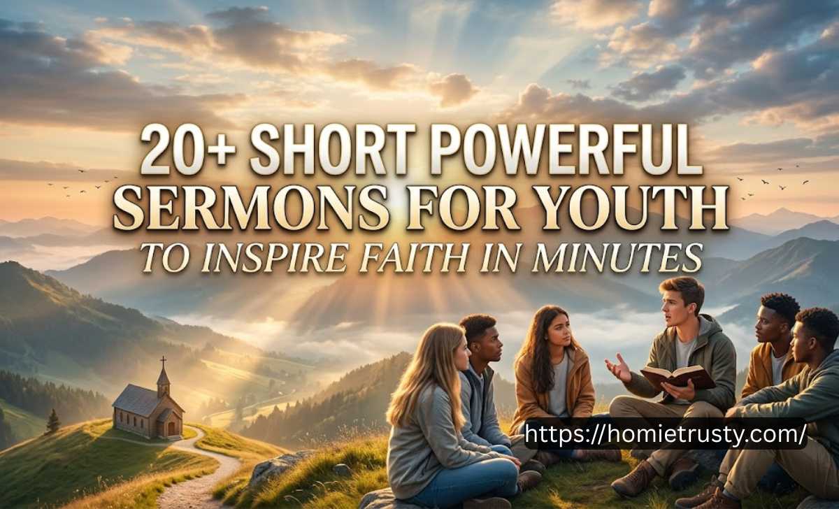 20+ Short Powerful Sermons for Youth to Inspire Faith in Minutes