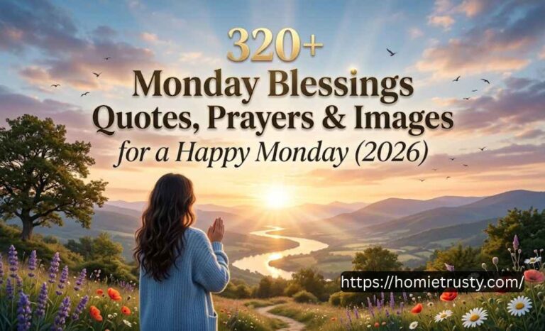 320+ Monday Blessings Quotes, Prayers & Images for a Happy Monday (2026)