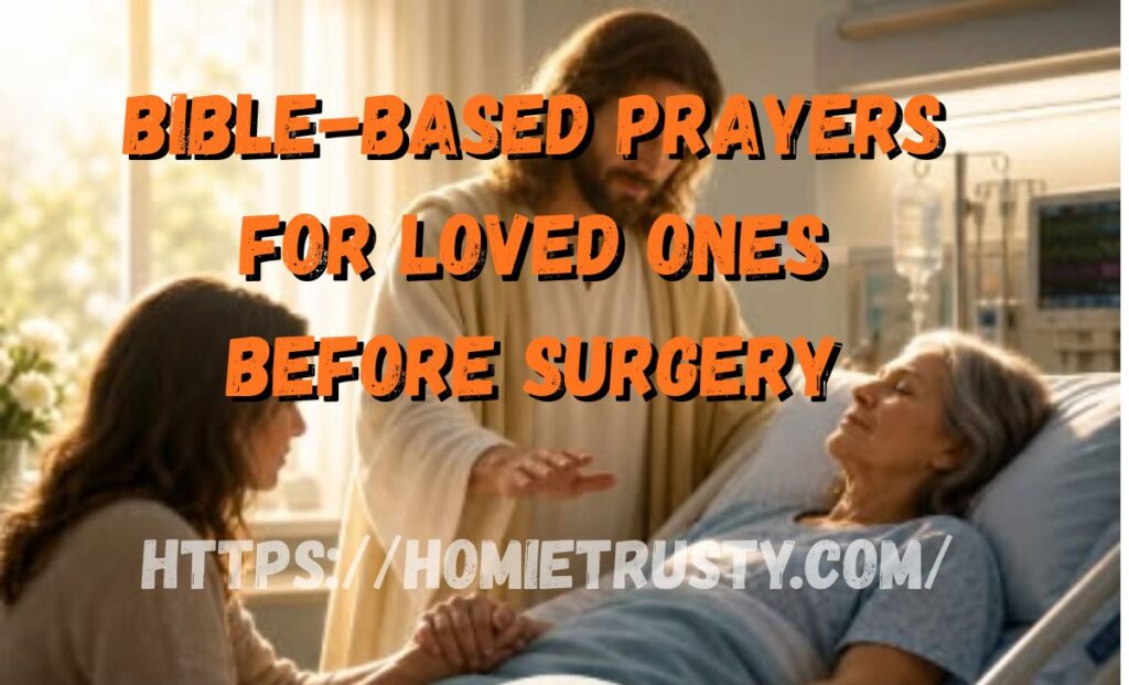 Bible-Based Prayers For Loved Ones Before Surgery