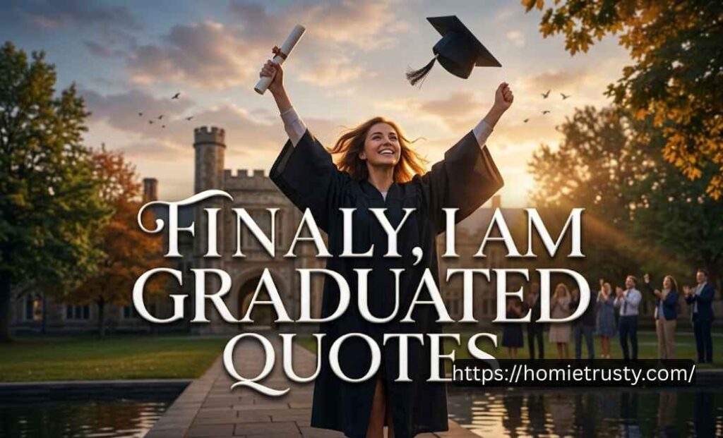 Finally I Am Graduated Quotes