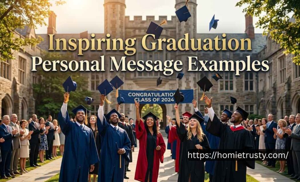 Inspiring Graduation Personal Message Examples