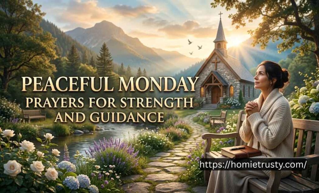 PEACEFUL MONDAY PRAYERS FOR STRENGTH AND GUIDANCE