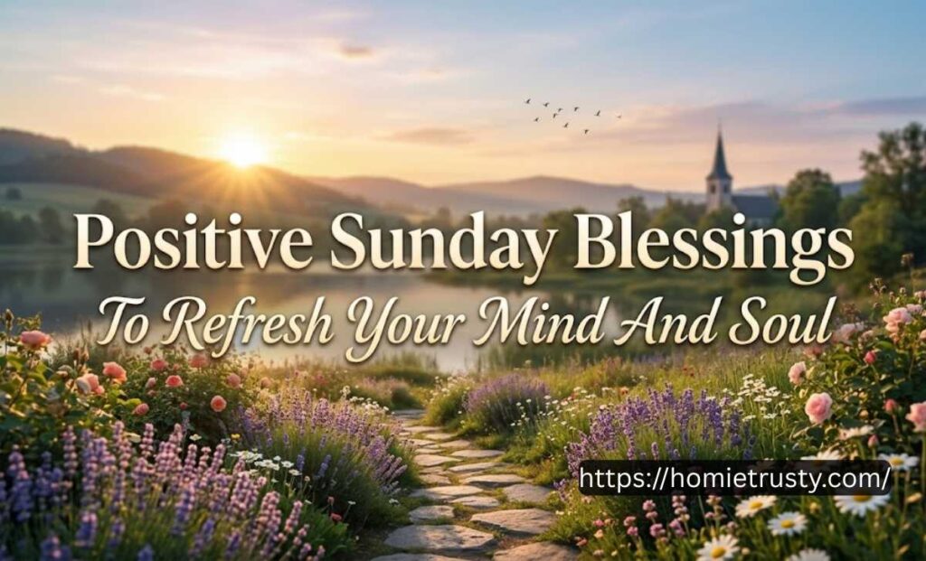Positive Sunday Blessings To Refresh Your Mind And Soul