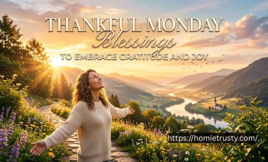 THANKFUL MONDAY BLESSINGS TO EMBRACE GRATITUDE AND JOY