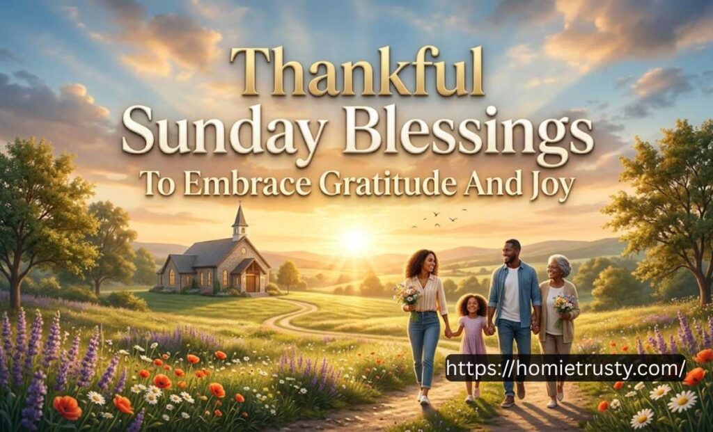 Thankful Sunday Blessings To Embrace Gratitude And Joy