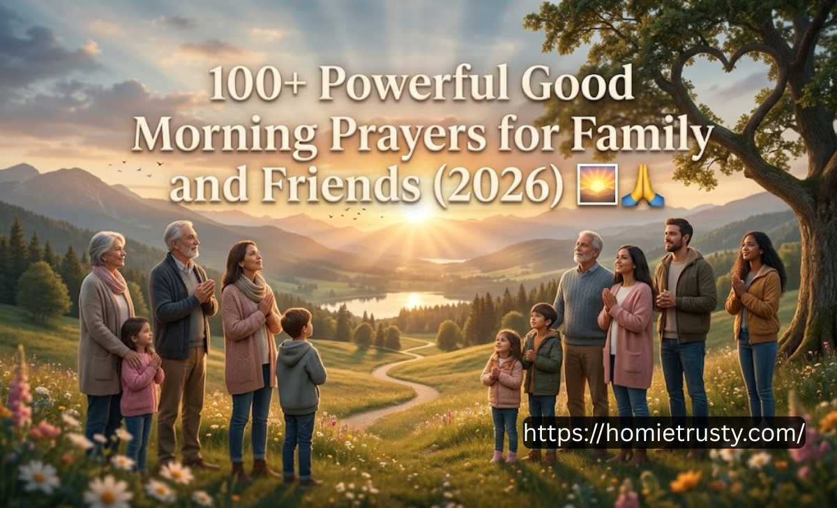 100+ Powerful Good Morning Prayers for Family and Friends (2026) 🌅🙏