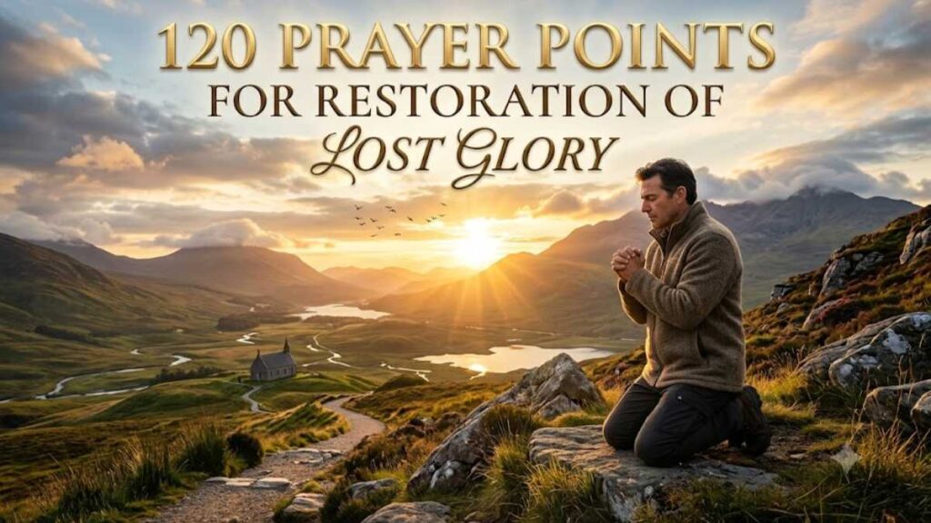 120 PRAYER POINTS FOR RESTORATION OF LOST GLORY