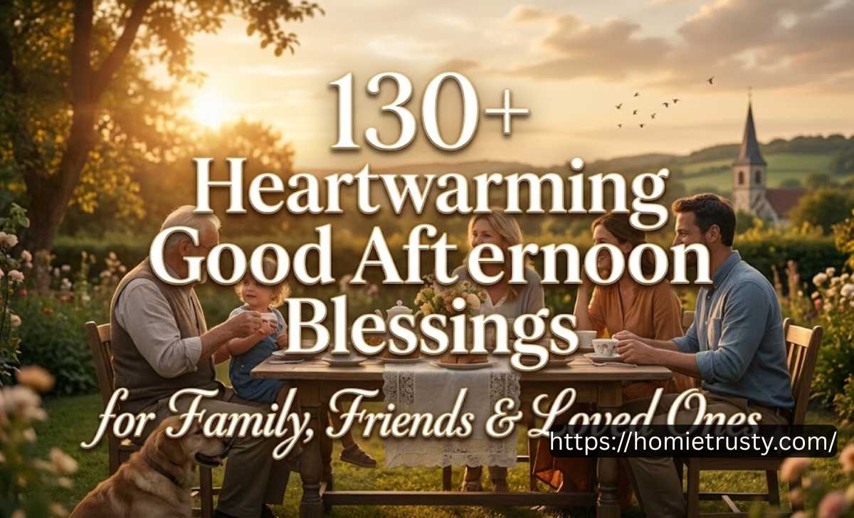 130+ Heartwarming Good Afternoon Blessings for Family, Friends & Loved Ones