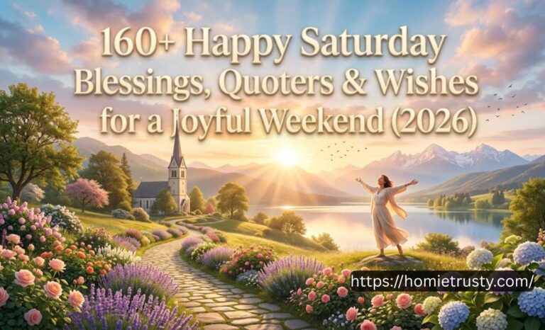 160+ Happy Saturday Blessings, Quotes, Prayers & Wishes for a Joyful Weekend (2026)