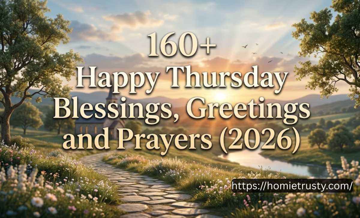 160+ Happy Thursday Blessings, Greetings and Prayers (2026)