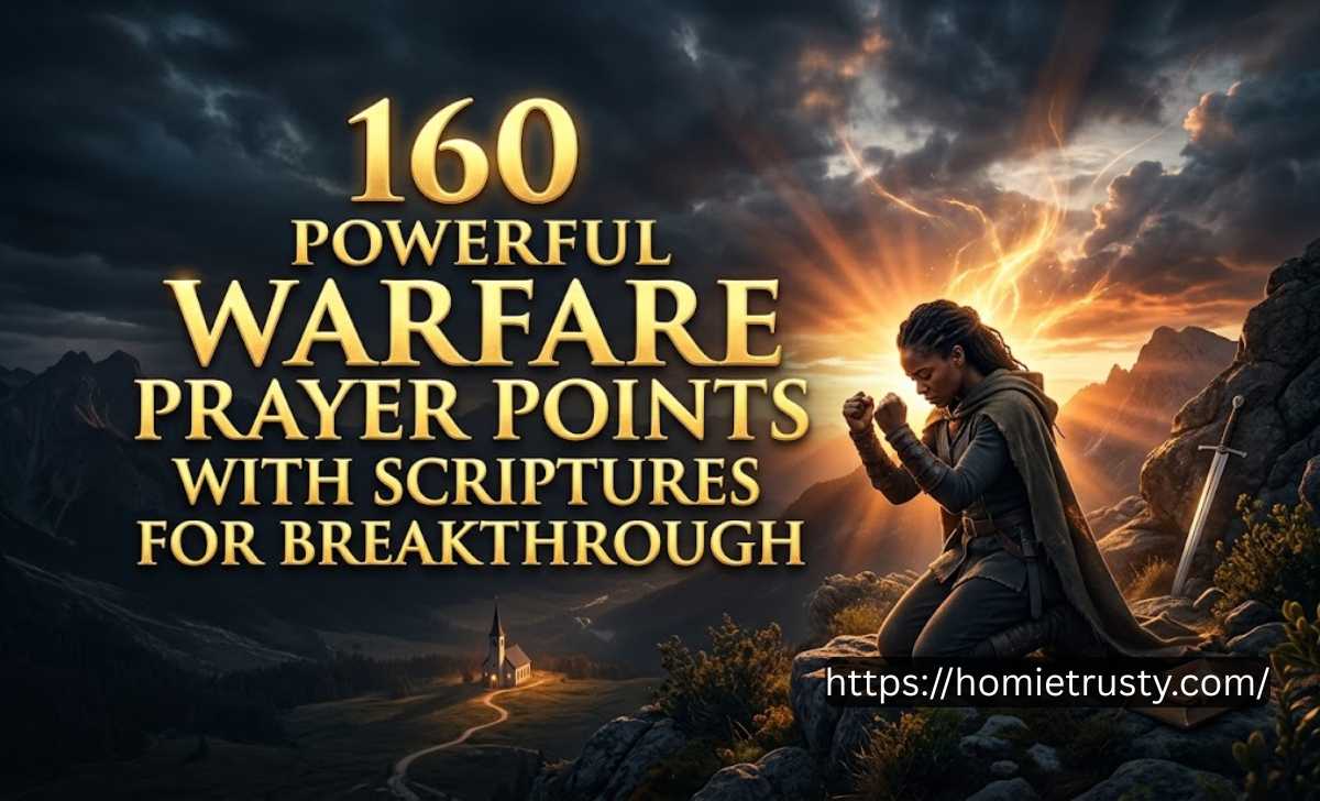 160 Powerful Warfare Prayer Points with Scriptures for Breakthrough