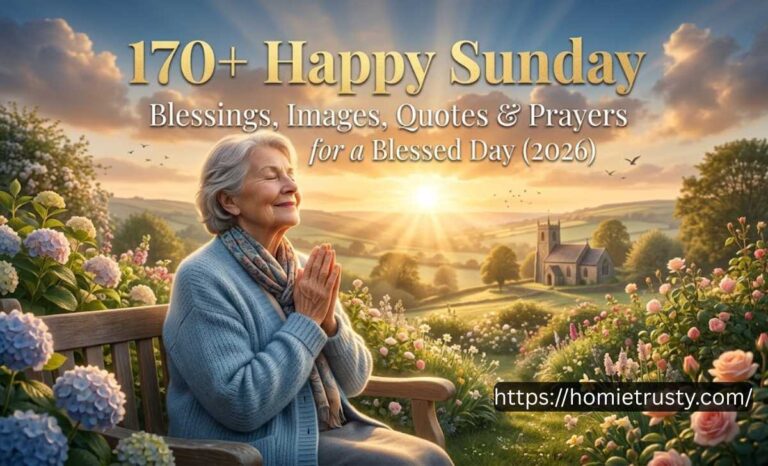 170+ Happy Sunday Blessings, Images, Quotes & Prayers for a Blessed Day (2026)