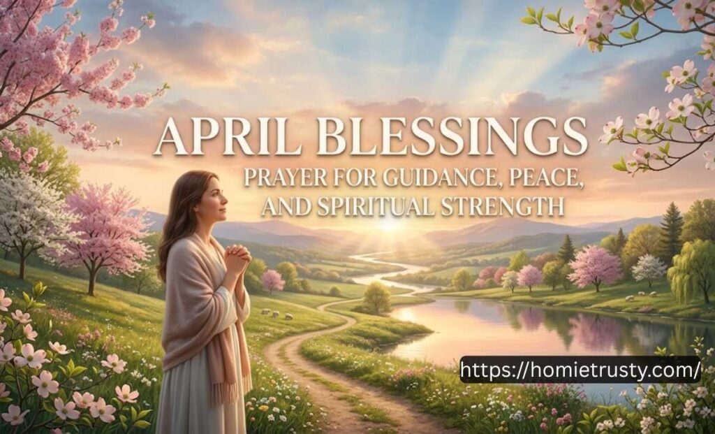 APRIL BLESSINGS PRAYER FOR GUIDANCE, PEACE, AND SPIRITUAL STRENGTH