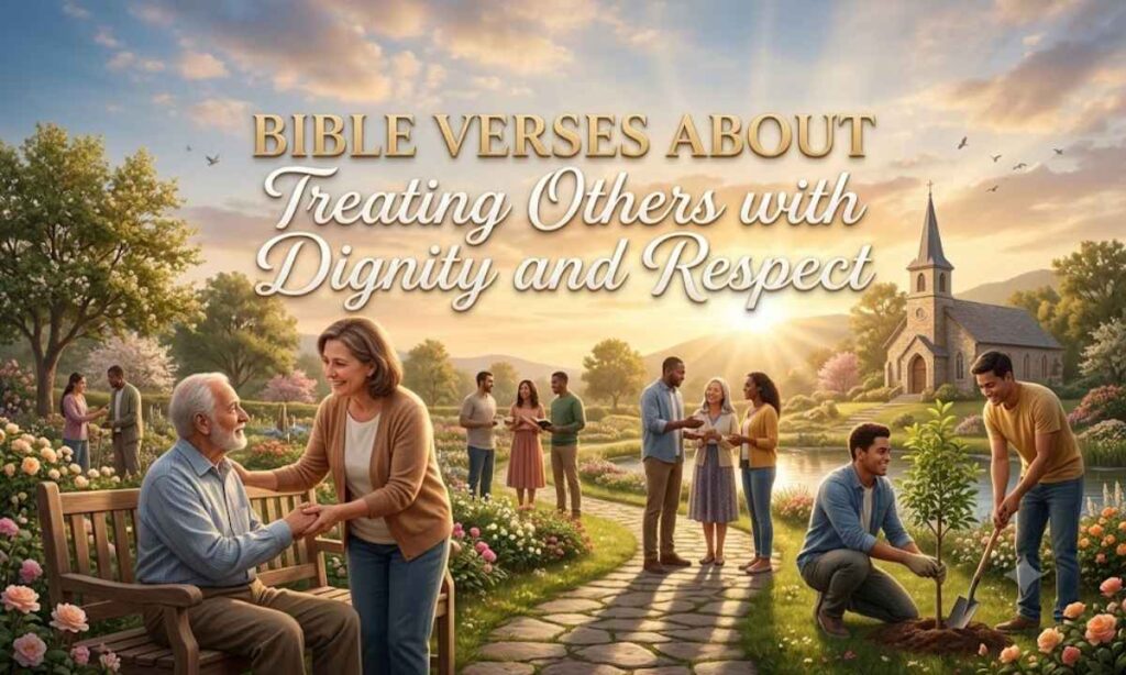 BIBLE VERSES ABOUT TREATING OTHERS WITH DIGNITY AND RESPECT