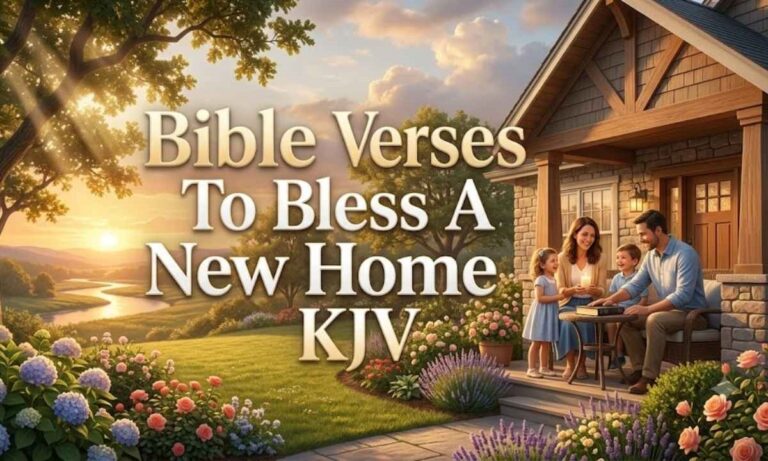 Bible Verses To Bless A New Home KJV