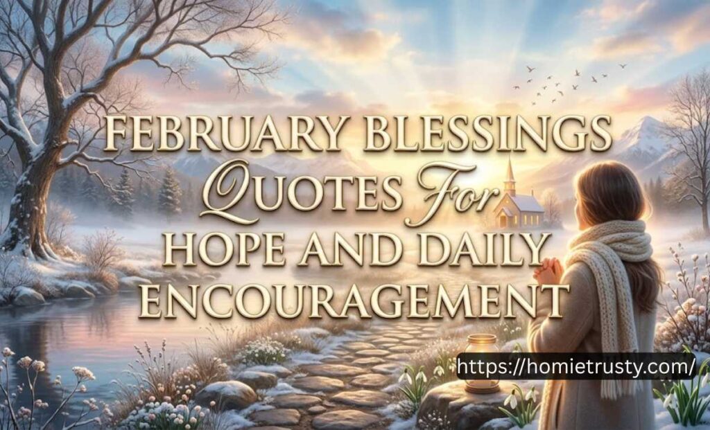 FEBRUARY BLESSINGS QUOTES FOR HOPE AND DAILY ENCOURAGEMENT