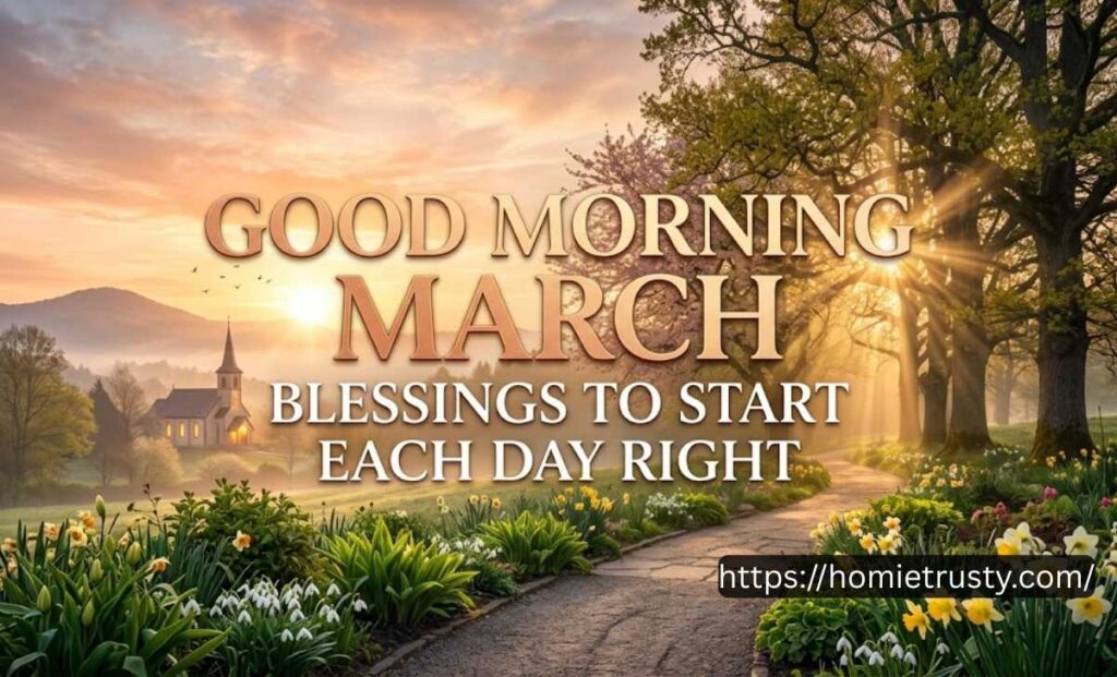 GOOD MORNING MARCH BLESSINGS TO START EACH DAY RIGHT