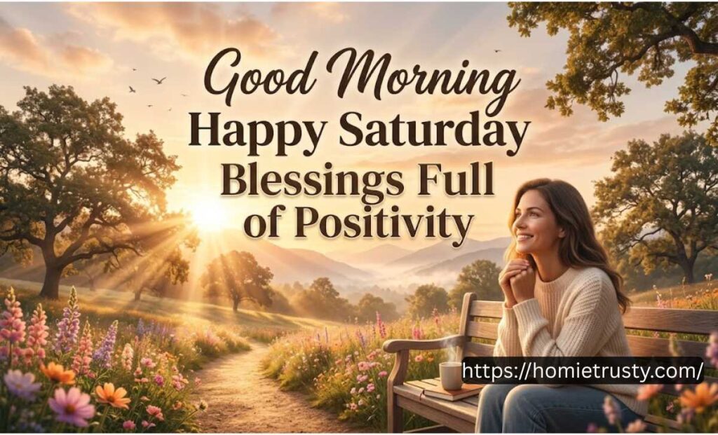 Good Morning Happy Saturday Blessings Full of Positivity