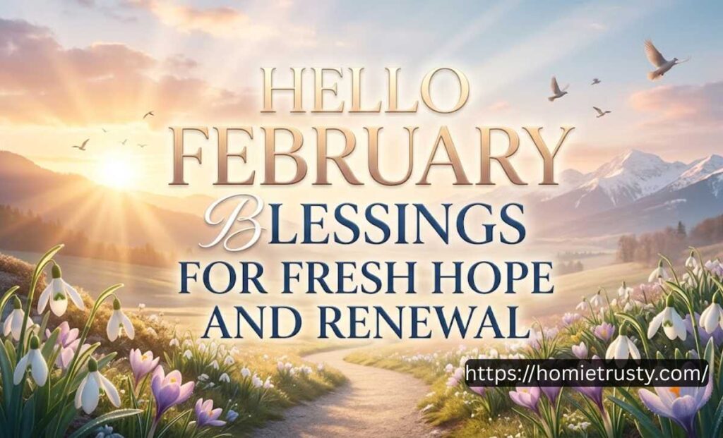 HELLO FEBRUARY BLESSINGS FOR FRESH HOPE AND RENEWAL