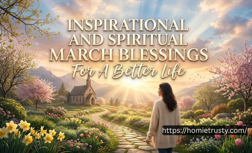 INSPIRATIONAL AND SPIRITUAL MARCH BLESSINGS FOR A BETTER LIFE