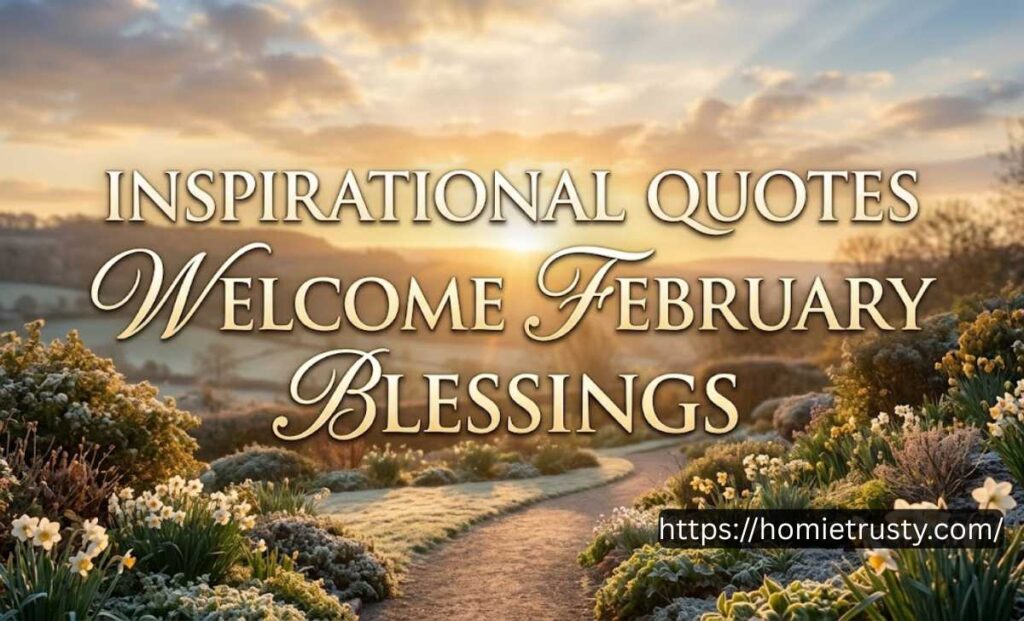 INSPIRATIONAL QUOTES WELCOME FEBRUARY BLESSINGS