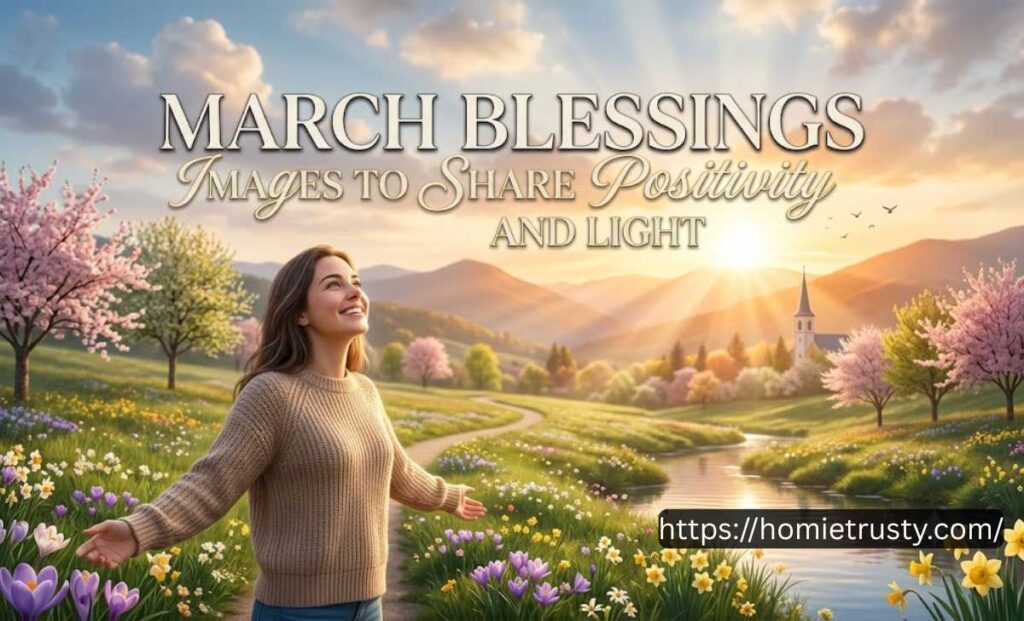 MARCH BLESSINGS IMAGES TO SHARE POSITIVITY AND LIGHT