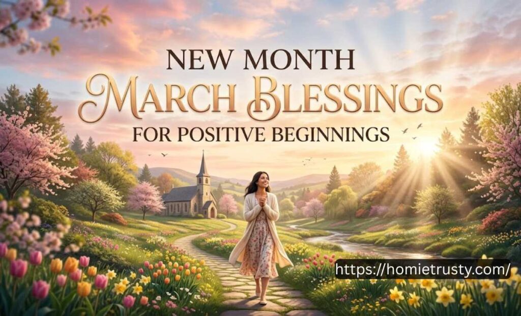 NEW MONTH MARCH BLESSINGS FOR POSITIVE BEGINNINGS
