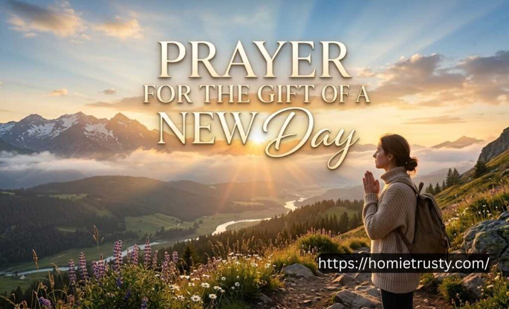 PRAYER FOR THE GIFT OF A NEW DAY