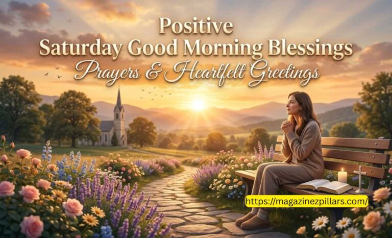 Positive Saturday Good Morning Blessings, Prayers & Heartfelt Greetings