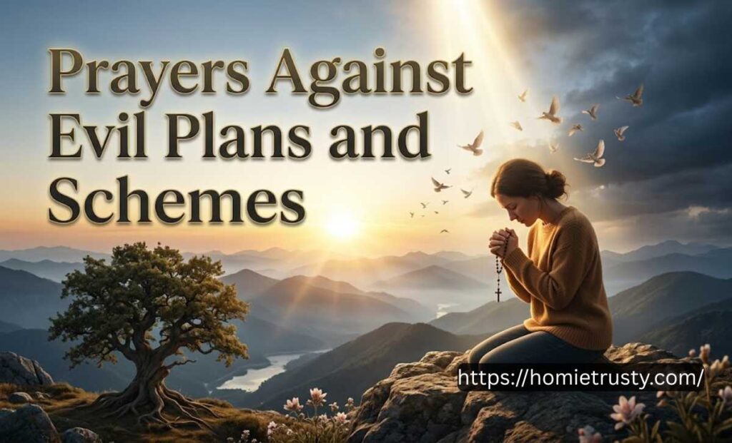 Prayers Against Evil Plans and Schemes