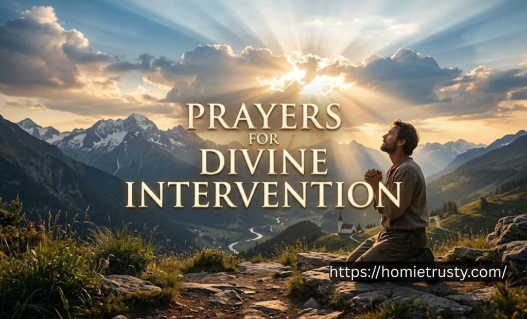 Prayers for Divine Intervention