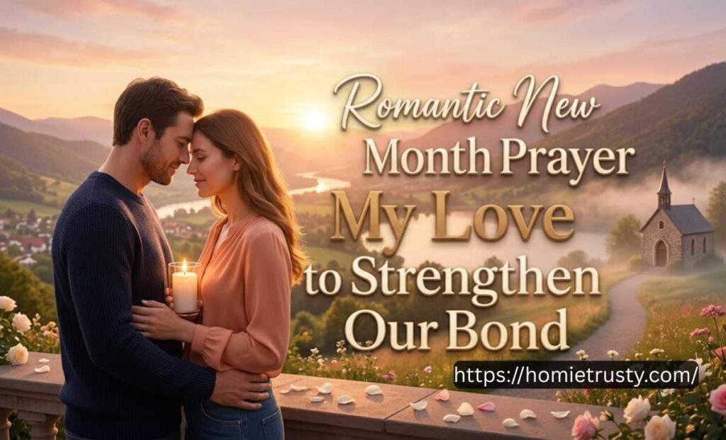 Romantic New Month Prayer My Love to Strengthen Our Bond