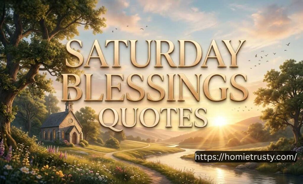 SATURDAY BLESSINGS QUOTES