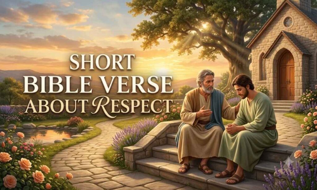 SHORT BIBLE VERSE ABOUT RESPECT