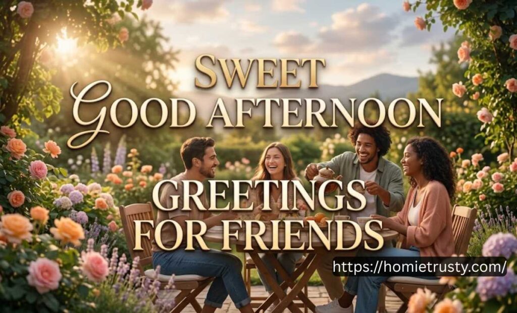 SWEET GOOD AFTERNOON GREETINGS FOR FRIENDS