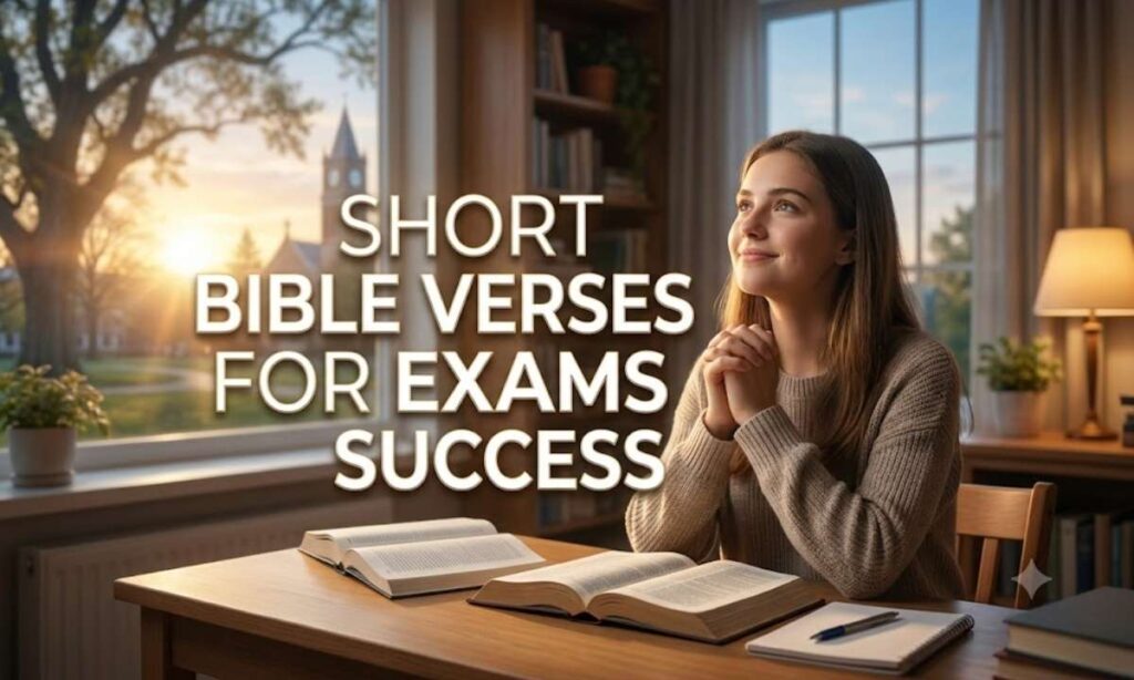 Short Bible Verses For Exams Success