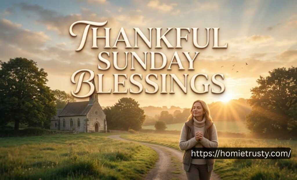THANKFUL SUNDAY BLESSINGS