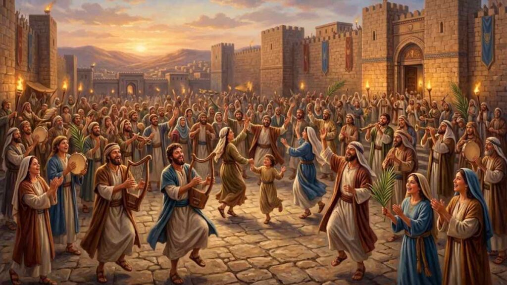 JOYFUL CELEBRATION IN THE BIBLE